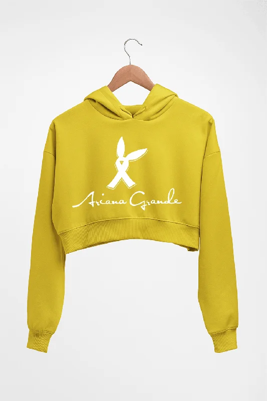 street style hoodieAriana Grande Crop HOODIE FOR WOMEN