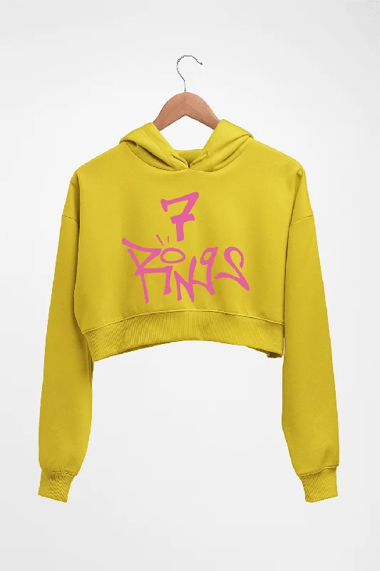 fleece hoodie for winterAriana Grande Crop HOODIE FOR WOMEN