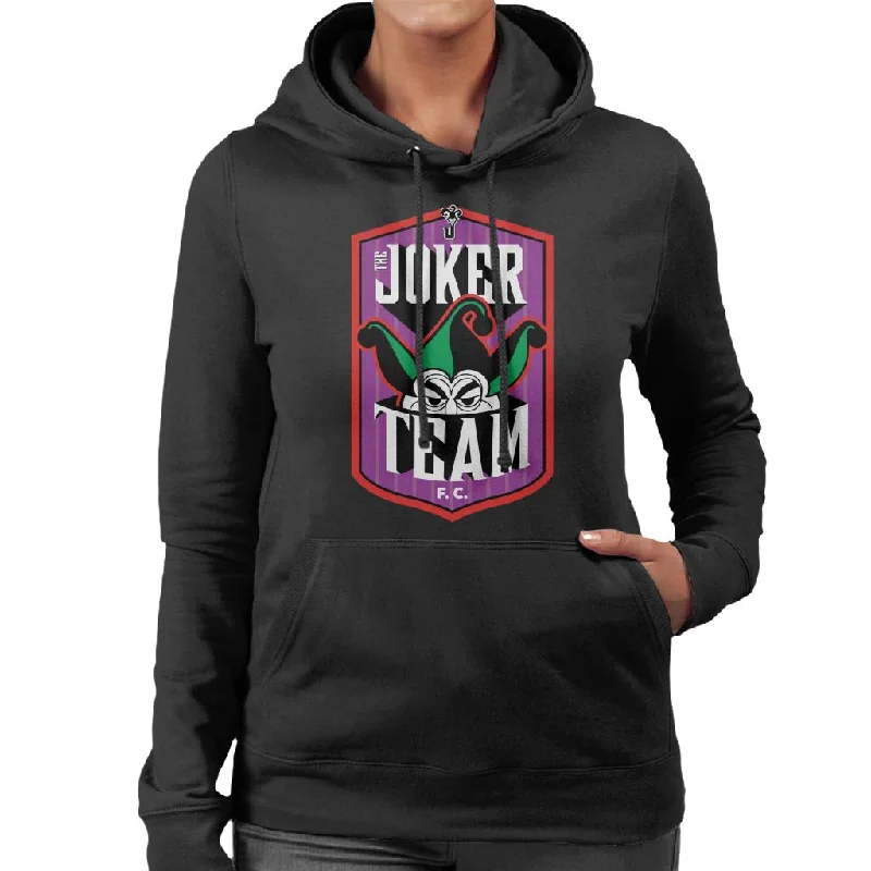 breathable hoodieBatman Sports The Joker FC Team Women's Hooded Sweatshirt