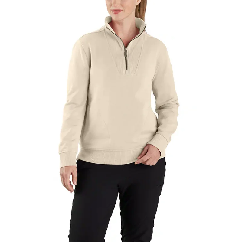 raincoatWomen's Tencel Fiber Series Relaxed Fit Half-Zip Sweatshirt 106451